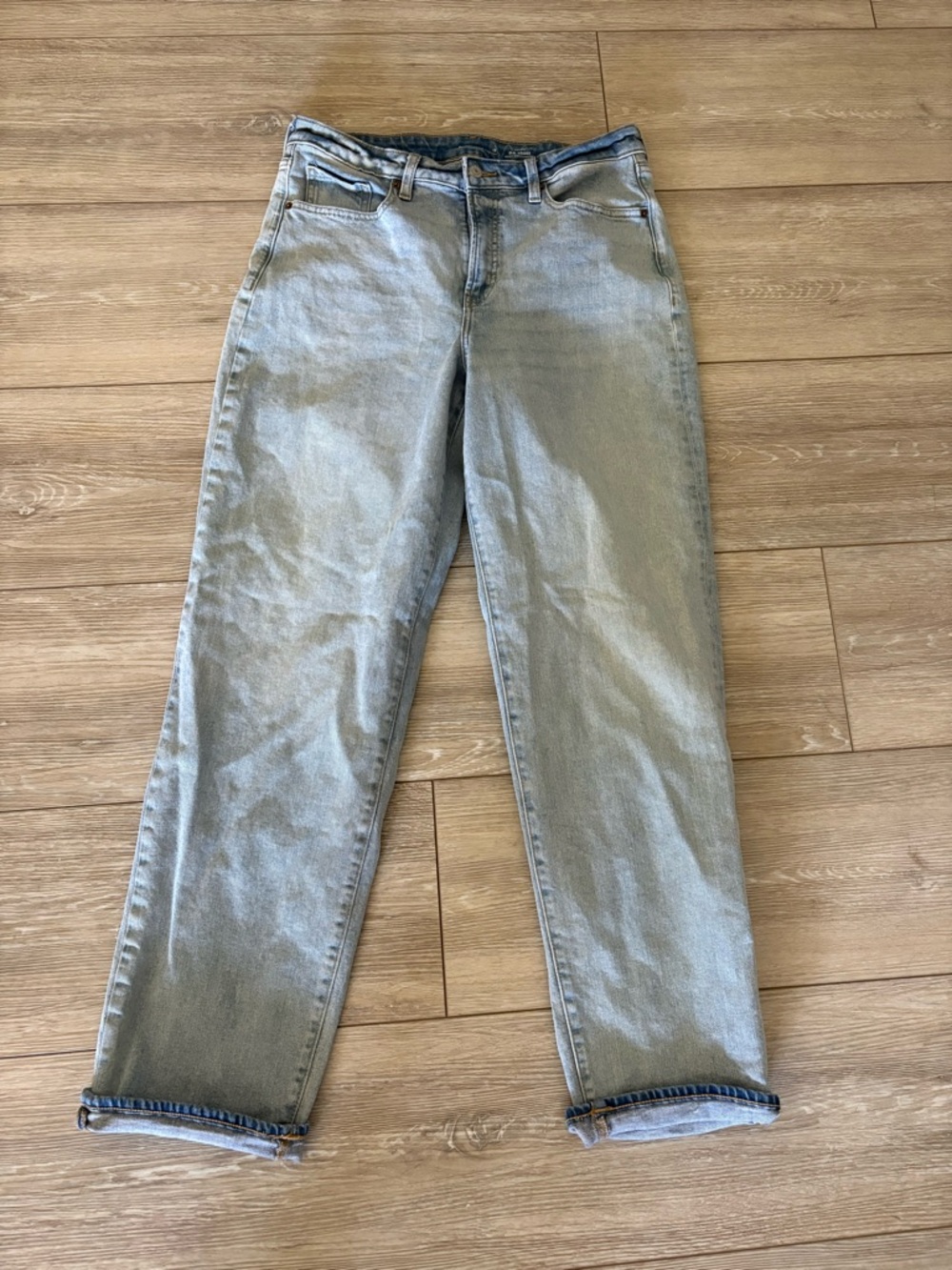 Light Blue Women's Wide-Leg Jeans